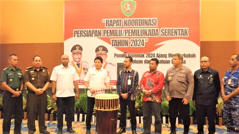 SEKDA BUKA RAKOR PERSIAPAN PEMILU/PEMILUKADA SERENTAK TAHUN 2024