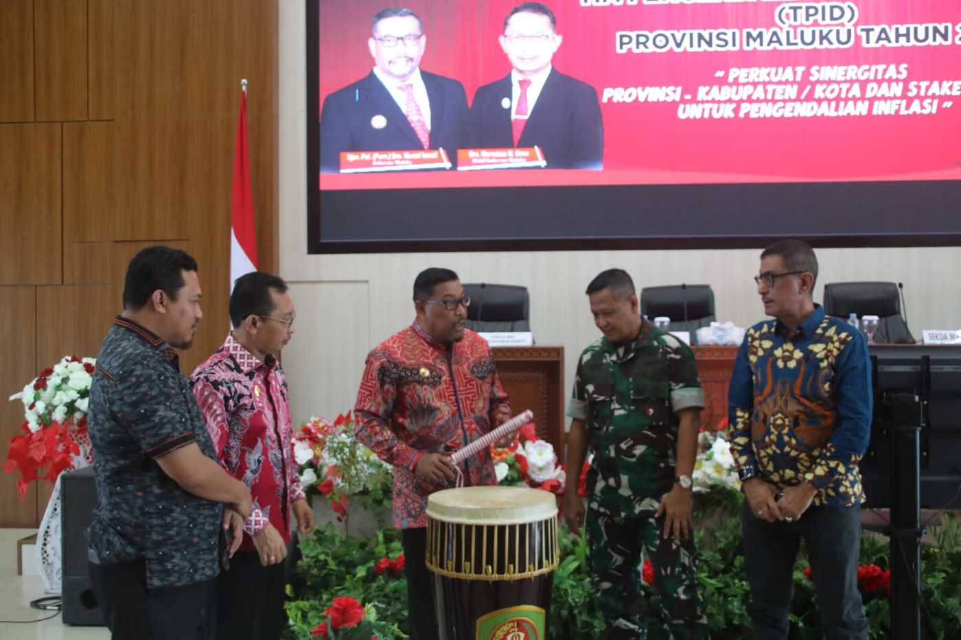 BUKA RAKORDA TPID PROVINSI MALUKU, GUBERNUR APRESIASI KOTA TUAL BERHASIL KENDALIKAN INFLASI