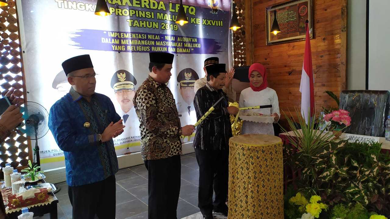 KKT Jadi Tuan dan Nyonya Pelaksanaan MTQ Provinsi Maluku 2021