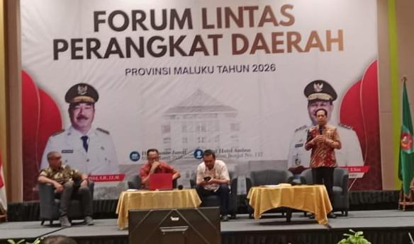 Bappeda Maluku Gelar Forum  Perangkat Daerah Tahun 2026