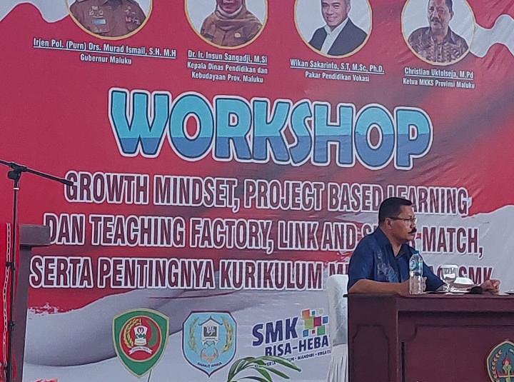 MKKS Kota Ambon Gelar Workshop Menuju Pembelajaran Kurikulum Merdeka Bagi SMK