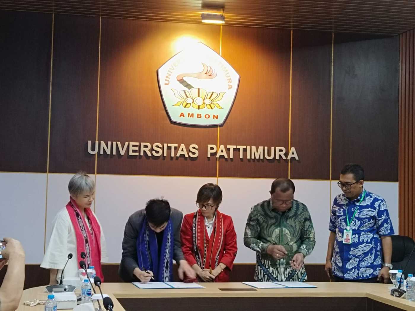 Unversitas Pattimura Tanda tangan MoU Dengan Yayasan Samudera Indonesia Timur