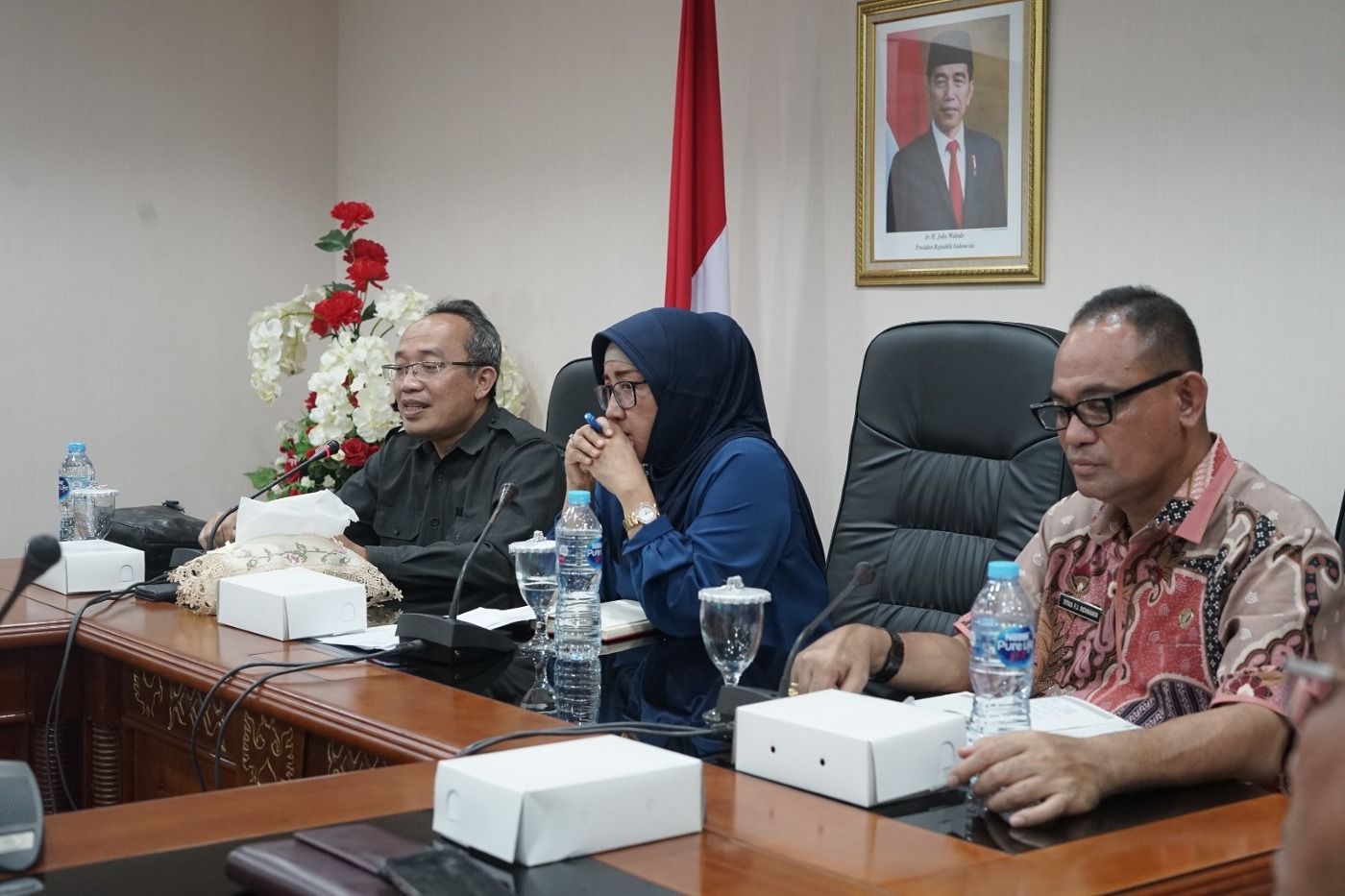 Diskominfo Maluku  Bersama BPS  Gelar  Rapat  Tim Penilai  Internal  EPSS