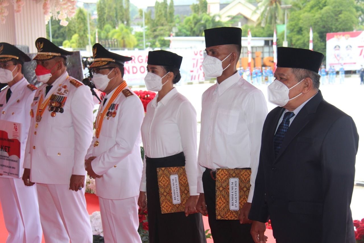 Ratusan Napi di Maluku Terima Remisi  Kemerdekaan, 3 Langsung Bebas