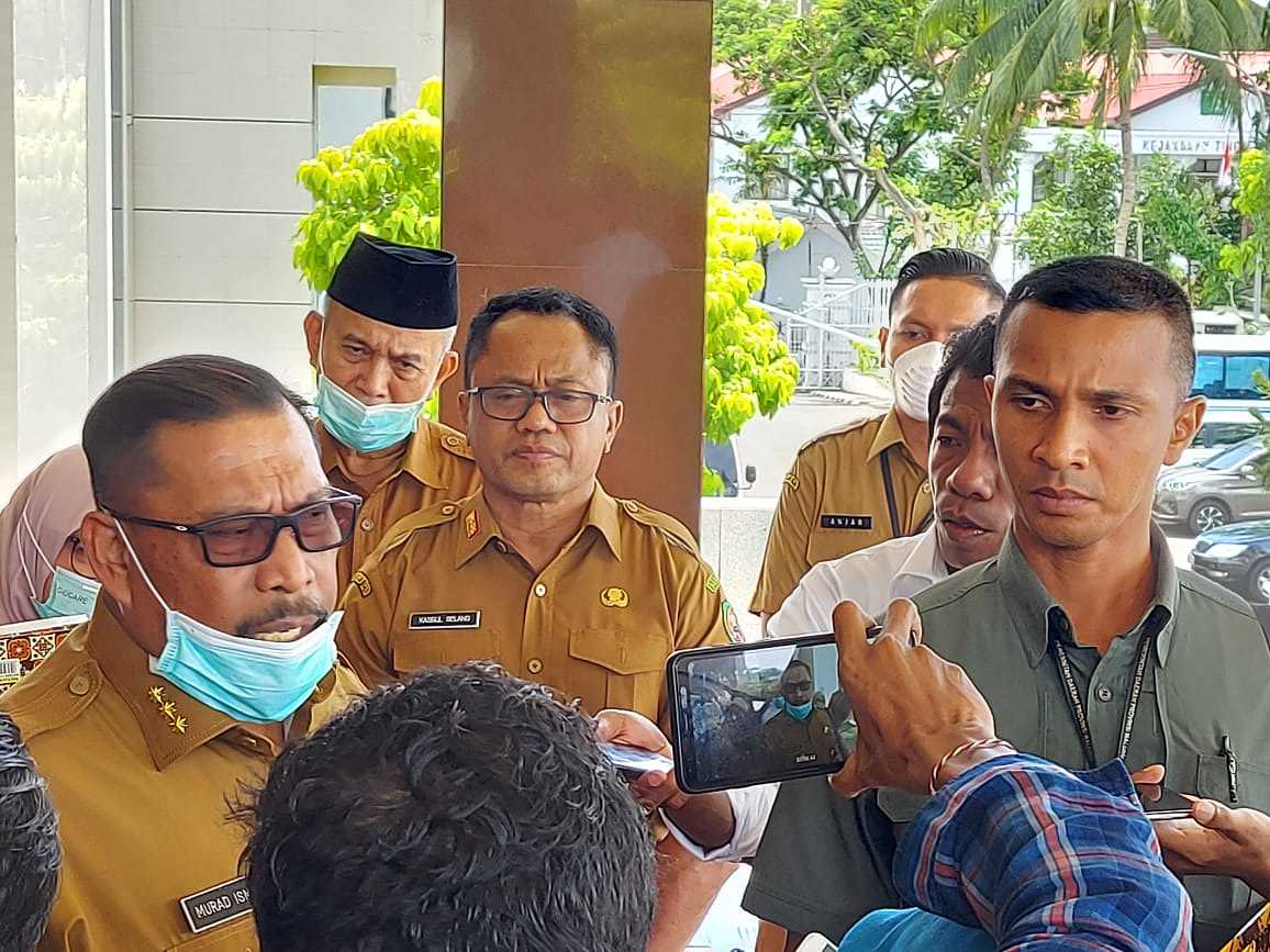 Bahas Penanganan Covid-19, Gubernur Ratas Online Bersama Presiden