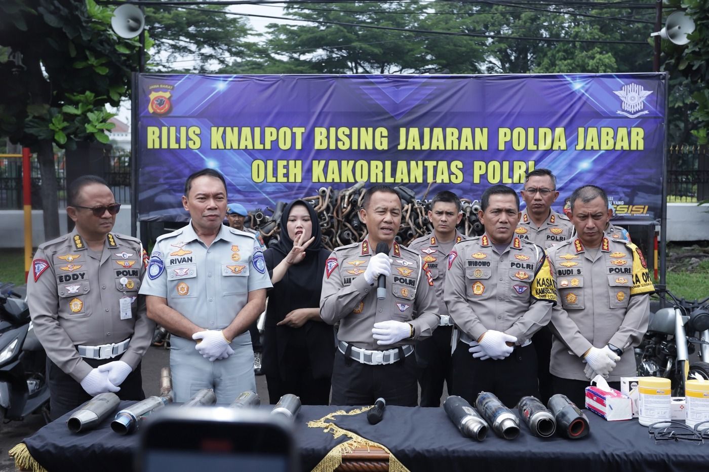 Jasa Raharja Dukung Upaya Korlantas Polri Tangani Penggunaan Knalpot Brong