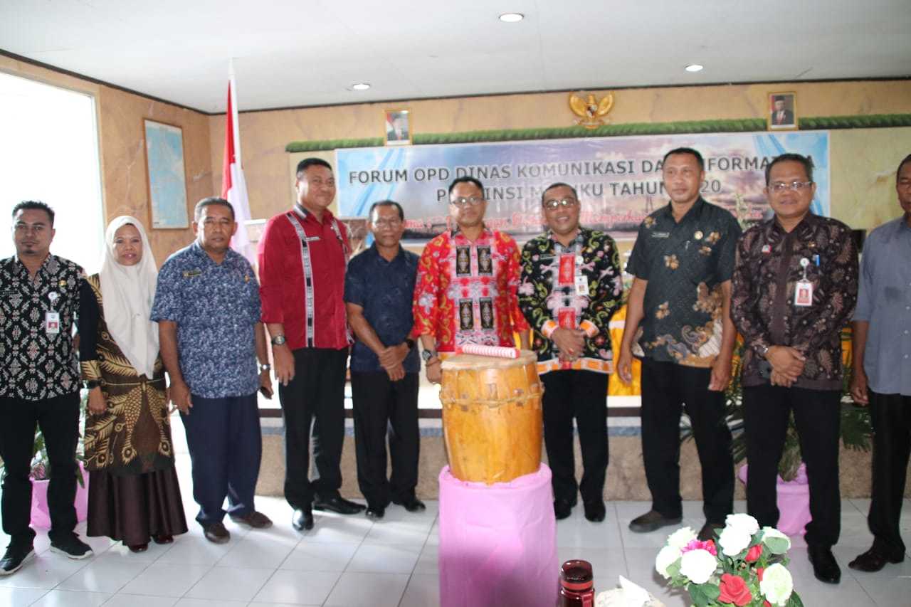Sekda Maluku Buka Forum OPD Dinas Kominfo