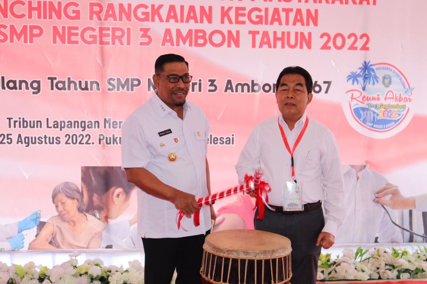 Gubernur Canangkan Reuni Akbar Alumni SMPN 3 Ambon