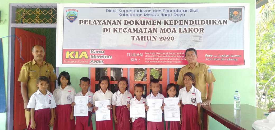  Dukcapil Kabupaten MBD Pendataan KIA di Pulau. Moa