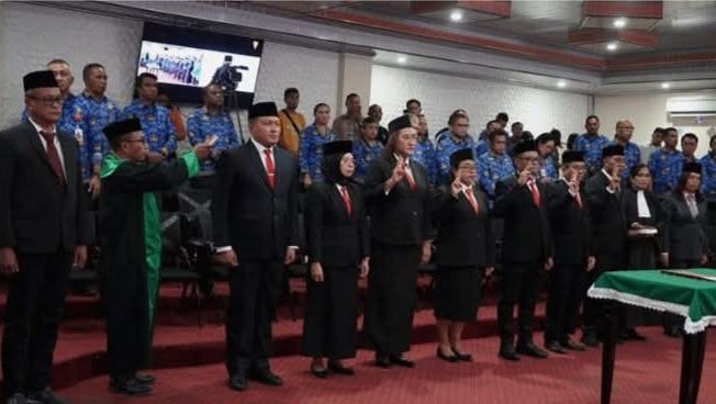 7 Pejabat Pimpinan Tinggi Pratama Lingkup Pemkot Ambon Resmi Dilantik 