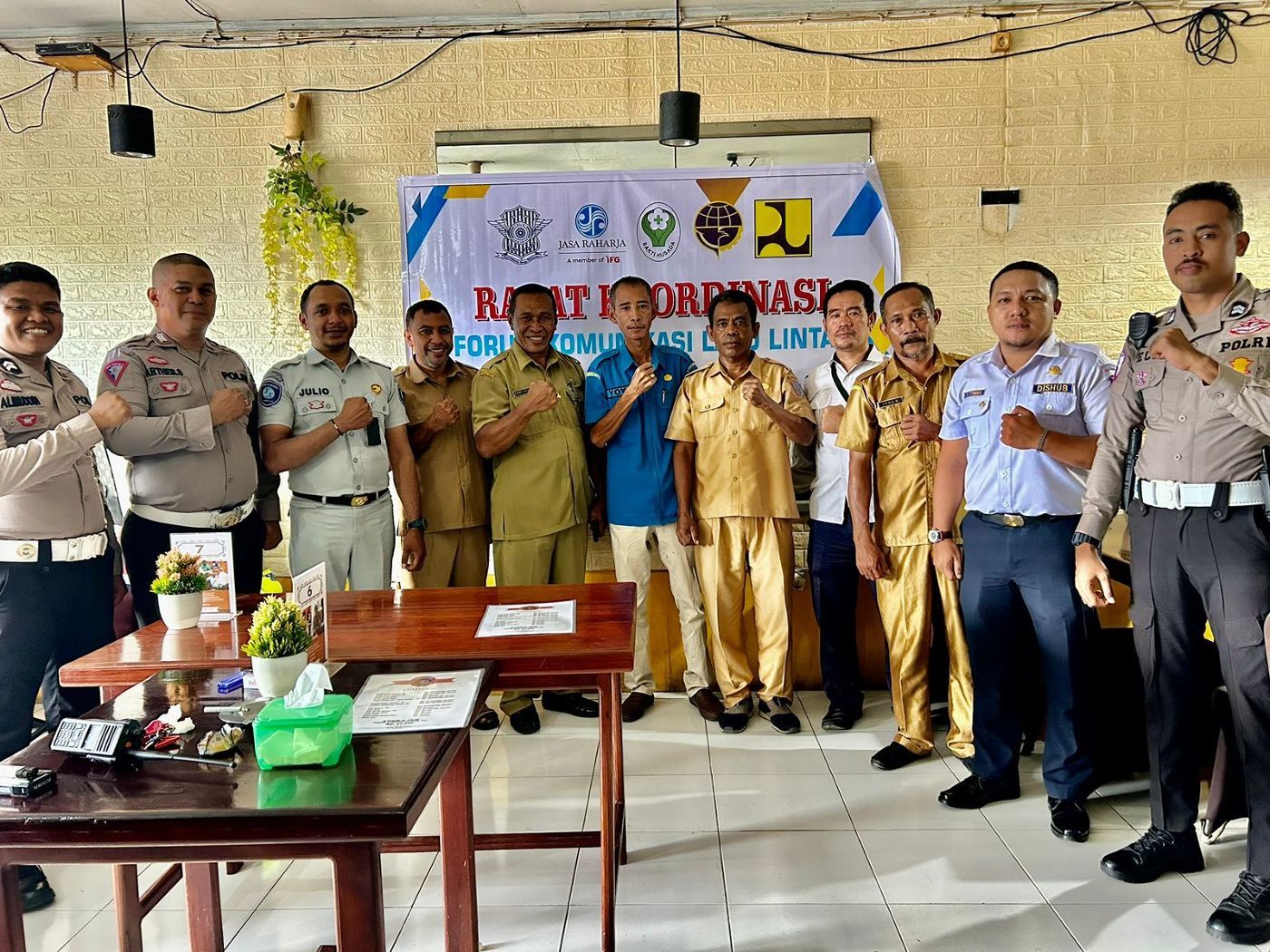 Forum Komunikasi Lalu Lintas PT Jasa Raharja Cabang Maluku Bersama Para Stakeholder Kabupaten Kepulauan Tanimbar   