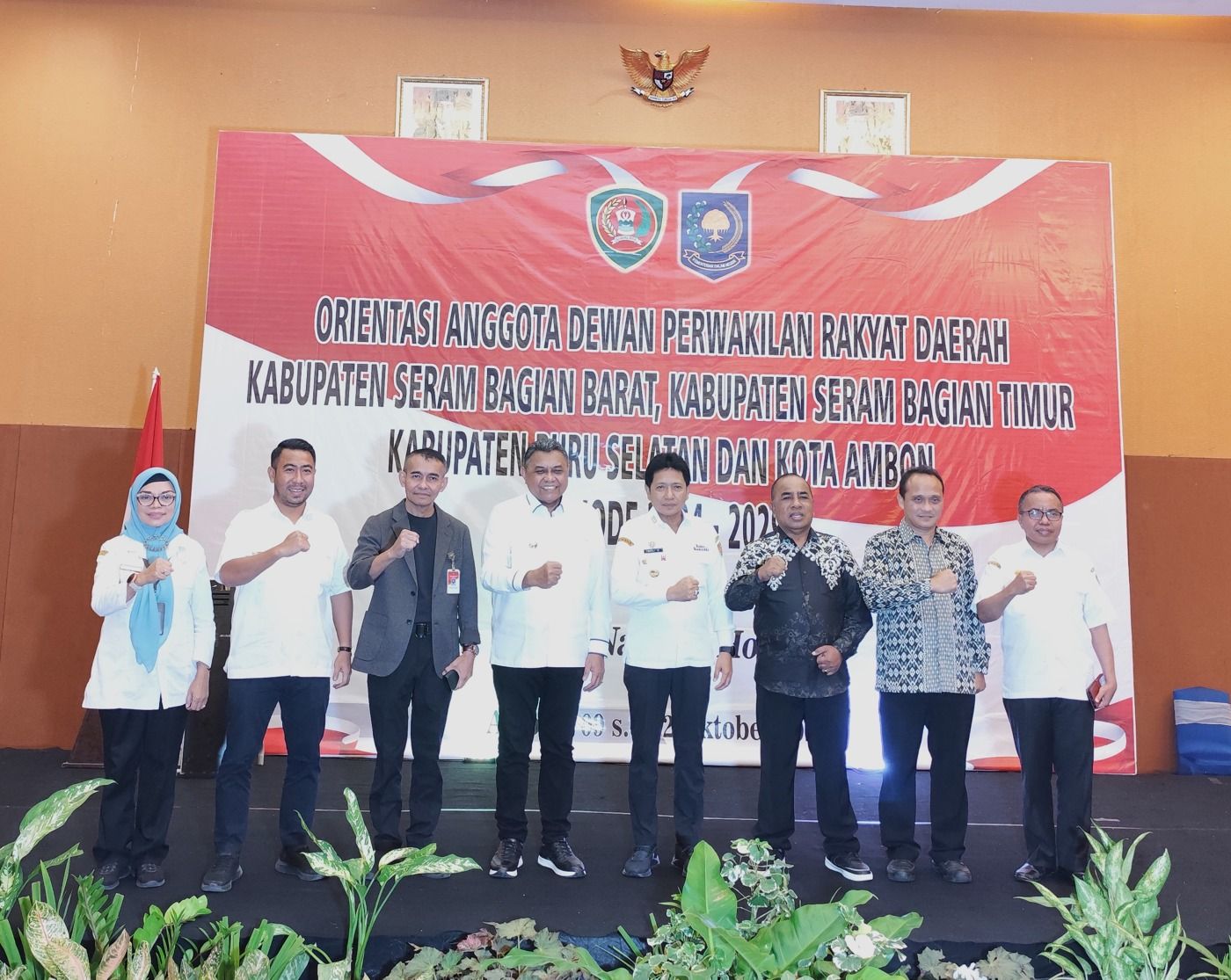 SADALI BUKA PELATIHAN ORIENTASI DPRD SBB, SBT, BURSEL, DAN KOTA AMBON