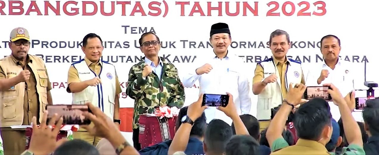 Menko Mahfud Tegaskan Pengembangan Jaringan Komunikasi di PPKT Terus Dilanjutkan