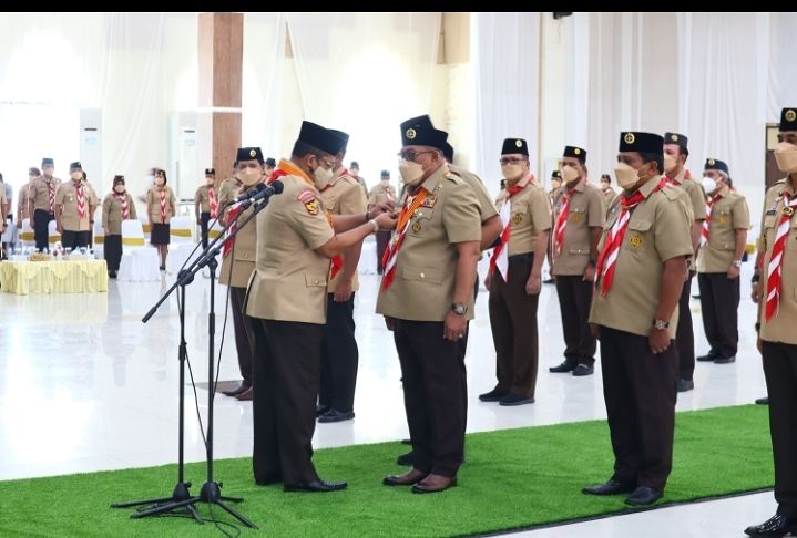 Pengurus Mapida, Kwarda dan LPK Gerakan Pramuka Maluku Resmi Dilantik