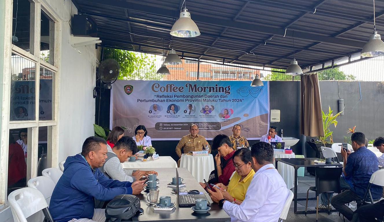 Dorong Pertumbuhan Ekonomi, Kominfo Maluku Gelar Coffee Morning