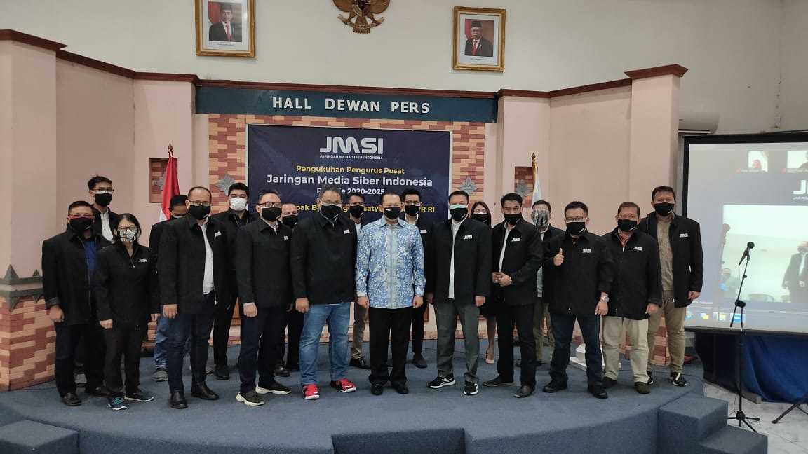 Lantik Pengurus Pusat Jaringan Media Siber Indonesia (JMSI), Bamsoet Ingatkan Bahaya Informasi Hoax Pandemi Covid-19