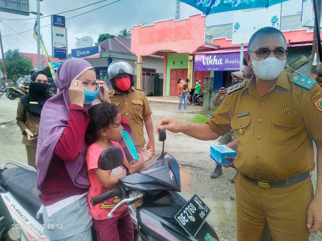 Wabup Bursel Monitoring Penerapan PPKM Level 2 Dalam Kota Namrole