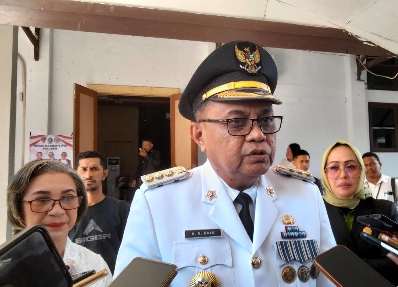 Pidato Perdana  di DPRD : PJ. Walikota Ambon Minta Penataan Birokrasi Harus Isin Kemendagri 