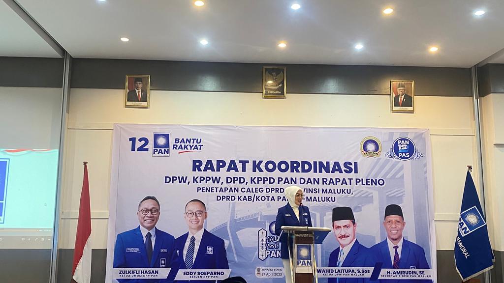 Siap Besarkan PAN di  Maluku, Widya Pratiwi Murad Optimis Raih Satu Kursi DPR-RI