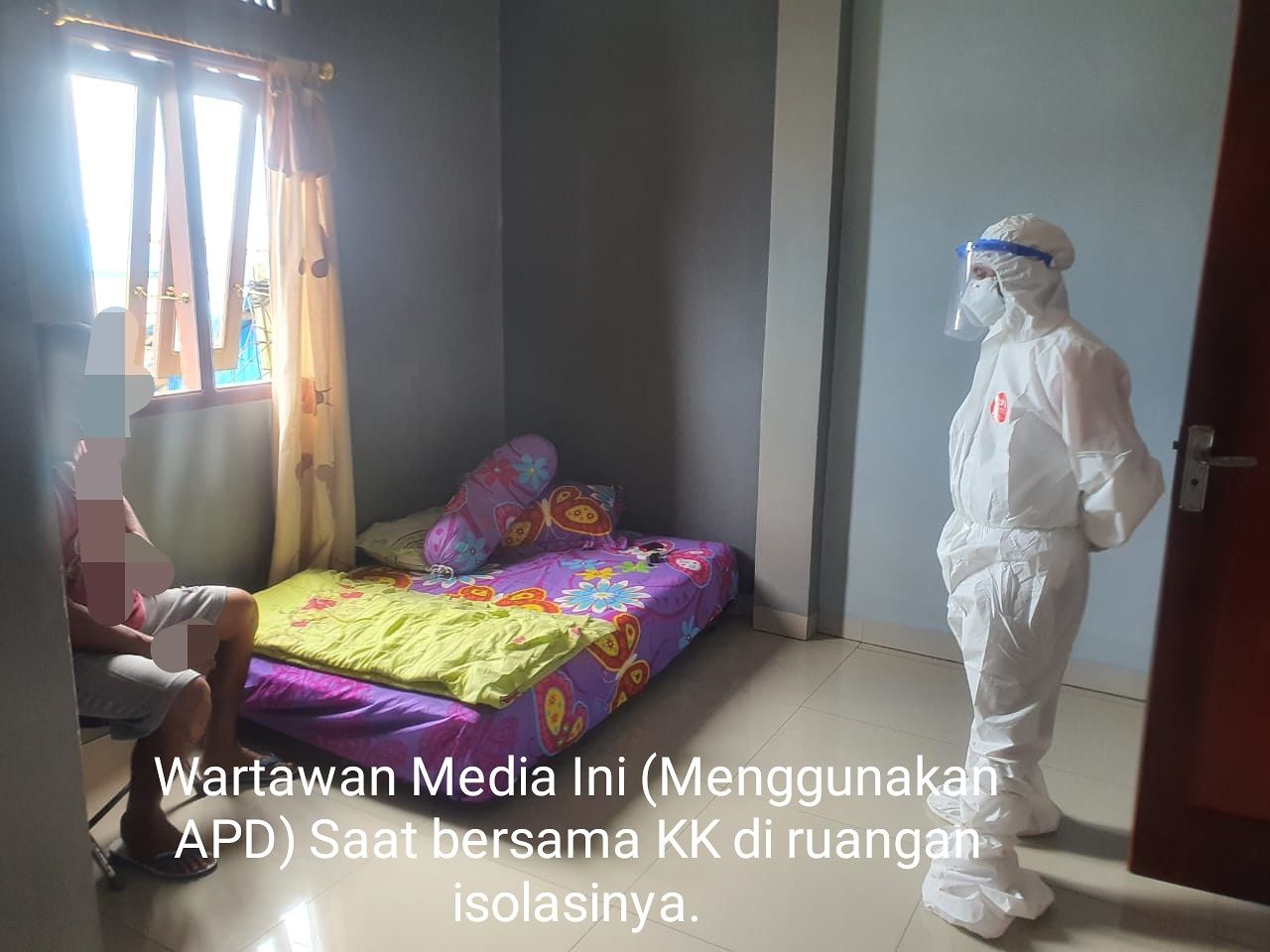 Lakukan Isolasi Mandiri Dirumah Ini Kata Pasien Covid-19 Saat Ditemui Wartawan.