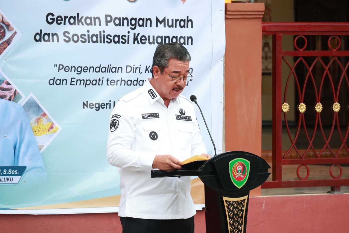 Perkuat Silaturahmi, Gubernur Maluku Hadiri Buka Puasa Bersama dan Gerakan Pangan Murah di Negeri Liang