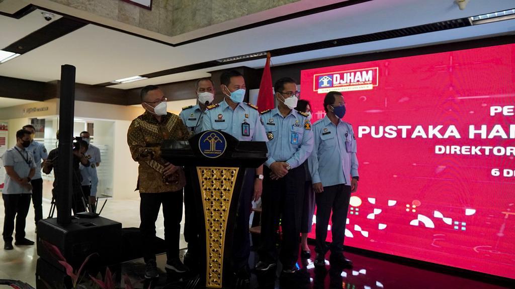 Kemenkumham Maluku Ikuti   Peluncuran Aplikasi  Pustaka HAM