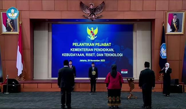 Menteri Pendidikan Resmi Lantik Freddy Leiwakabessy Sebagai  Rektor Unpatti Periode 2023-2027   