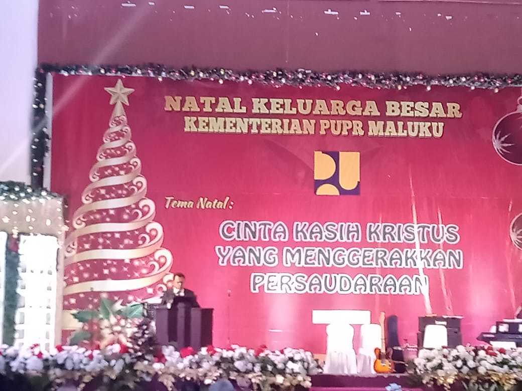 Natal KemenPUPR Maluku  Berlangsung  Penuh Hikmat dan Sukacita