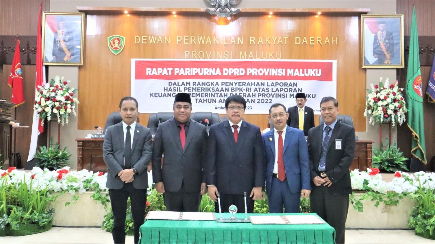 EMPAT TAHUN PROVINSI MALUKU RAIH OPINI WTP DARI BPK RI