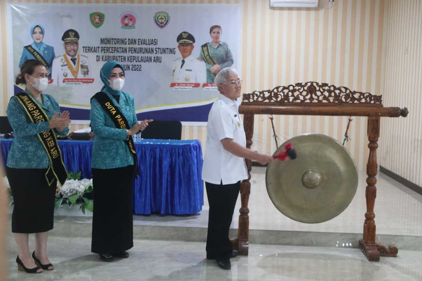 Ini Penekanan Widya MI Saat Hadiri Rakor dan Monev Percepatan Penurunan Stunting di Aru 