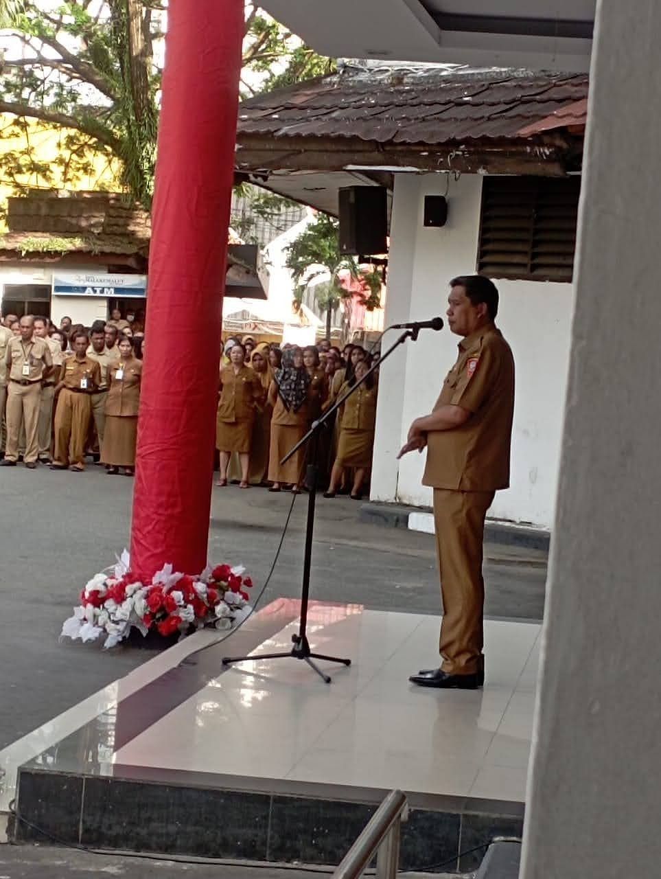 Apel Pagi Bersama ASN, Ini Pesan Pj Wali Kota Ambon