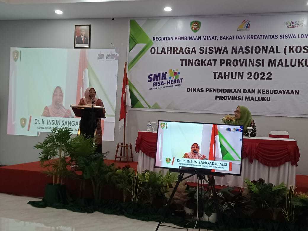 Dikbud Maluku Gelar Kompetisi Olahraga Siswa Nasional Bagi SMK 