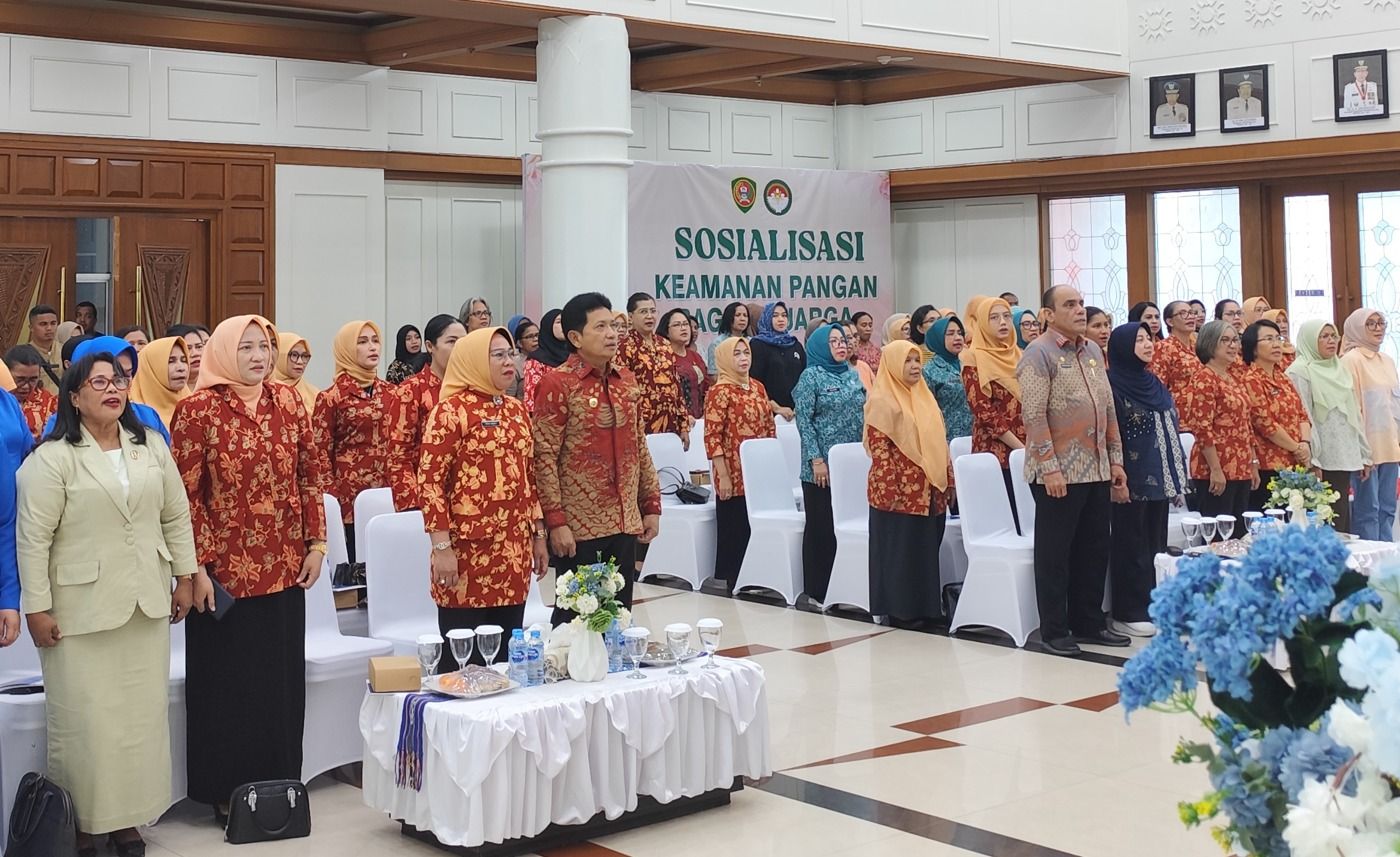 BUKA SOSIALISASI KEAMANAN PANGAN, SADALI DWP MENJADI AGEN PEMBERI INFORMASI