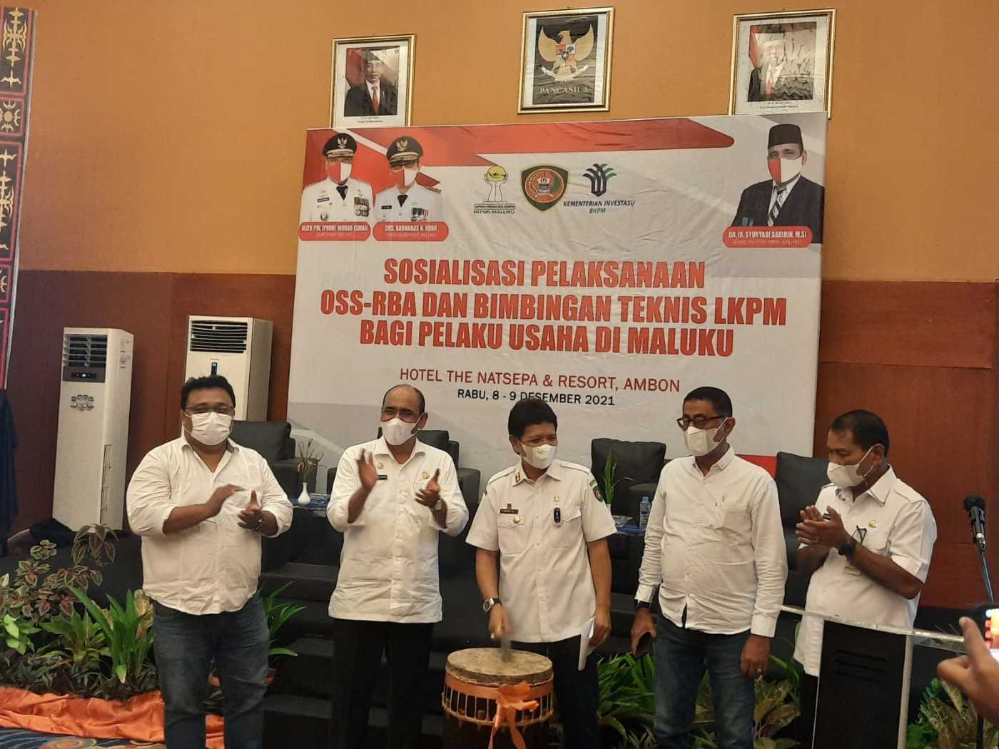 Sosialisasi Sistem OSS Perizinan Berusaha Berbasis Resiko, DPM-PTSP Maluku Gandeng TGPP dan HIPMI