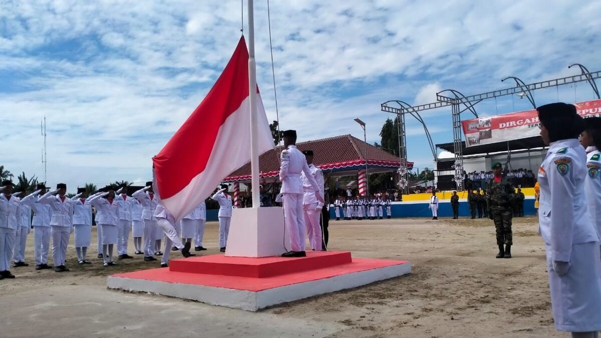 Pemkab Aru Gelar Upacara Peringatan HUT Kemerdekaan RI Ke-78