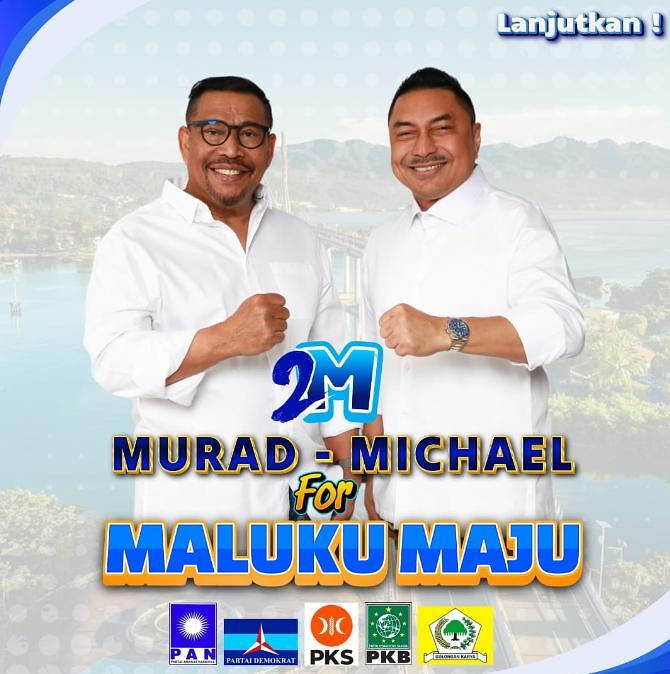 Besok Murad Ismail - Michael Wattimena Daftar ke KPU Maluku