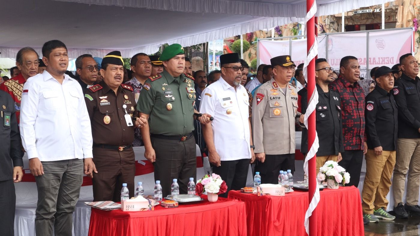 Hadiri Deklarasi Pemilu, Gubernur MI Harap Jaga Perdamaian dan Stabilitas di Maluku 