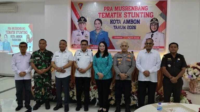  Wali Kota Buka Ambon  Buka Pra Musrenbang Tematik Stunting 2026