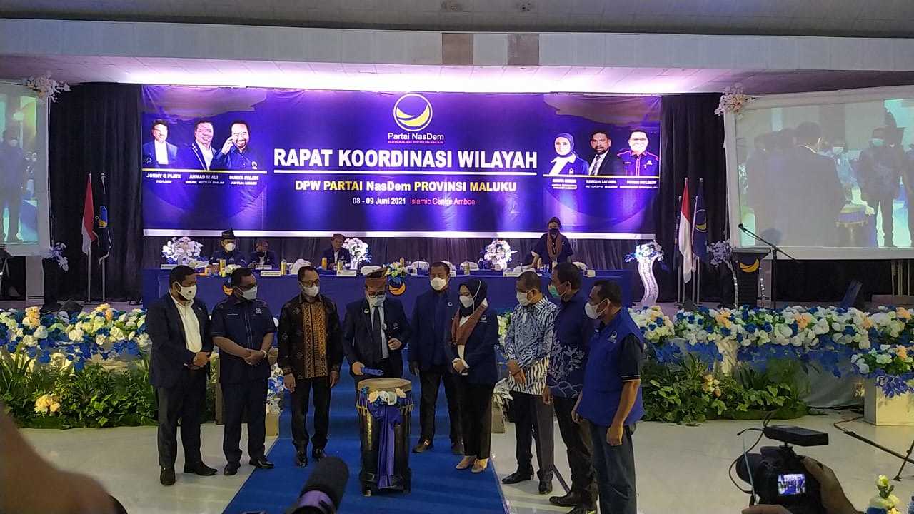 Nasdem Mendukung Kepemimpinan Wali Kota - Wakil Kota Ambon, Selama Empat Tahun