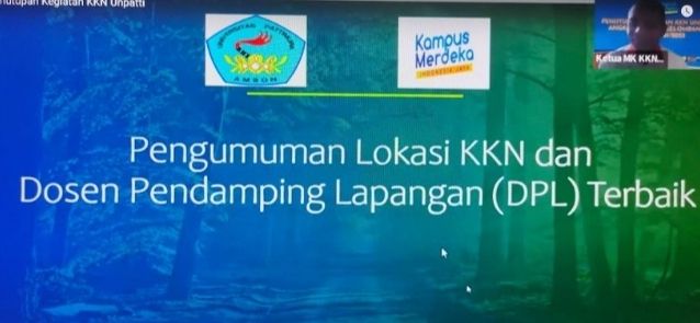 Penutupan  KKN Unpatti Angkatan  XLVIII Gelombang  I Tahun  2021/2022