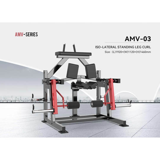 AMV03 ISO LATERAL KNEELING LEG CURL