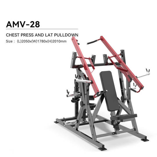 AMV28 CHEST PRESS & LAT PULLDOWN 