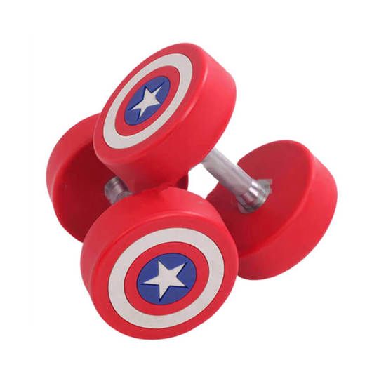 DUMBELL CAPTAIN AMERICA