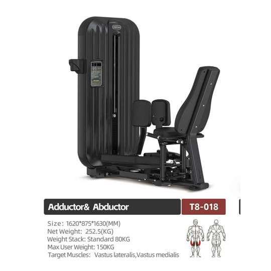 T8S-018 ABDUCTOR/ADDUCTOR