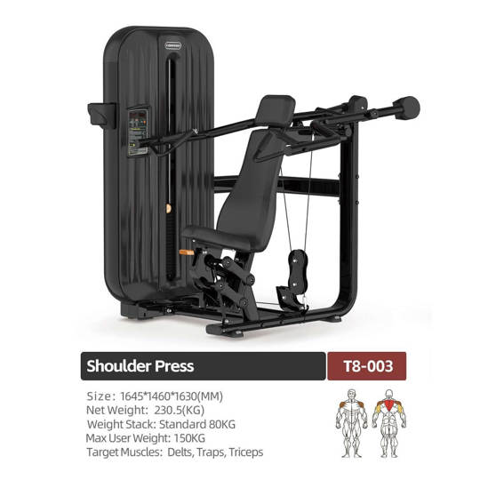 T8S-003 SHOULDER PRESS