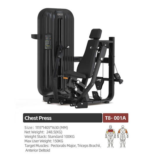 T8-001A CHEST PRESS 