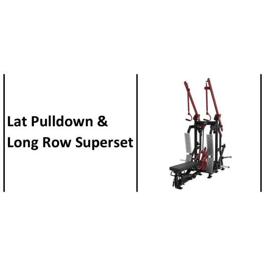 MP-8138 LAT PULLDOWN & LONG ROW