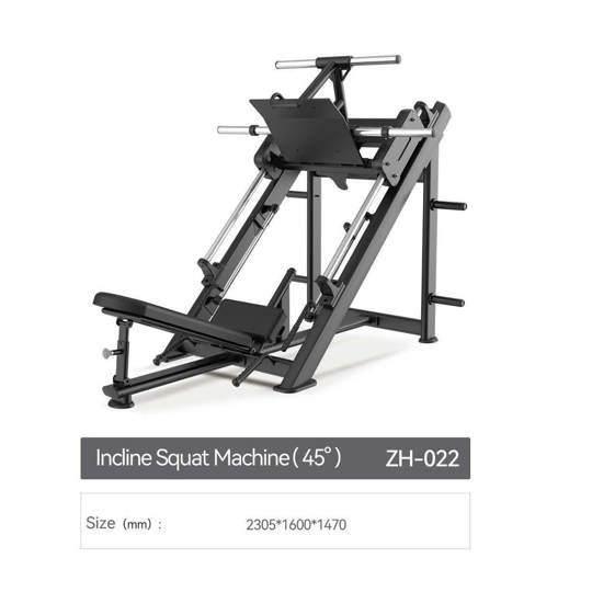 ZH22 INCLINE SQUAT MACHINE(45”)