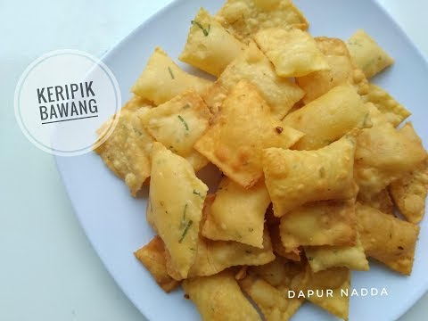 Membuat Keripik Bawang Renyah & Bergelembung