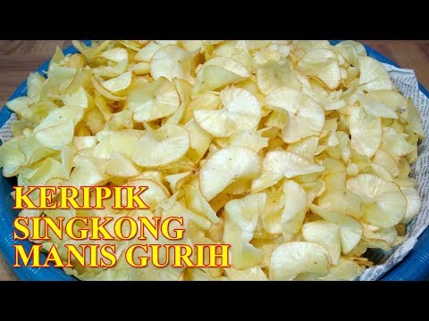Cara Membuat Keripik Singkong Manis & Renyah